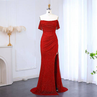 Red Sparkle Gown - Riviera Couture