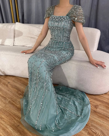 White 3 Way Gown - 4 colors available luxury evening dress by Riviera Couture