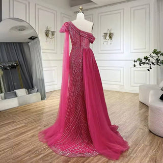 Fuschia Gown - RC202 - Riviera Couture