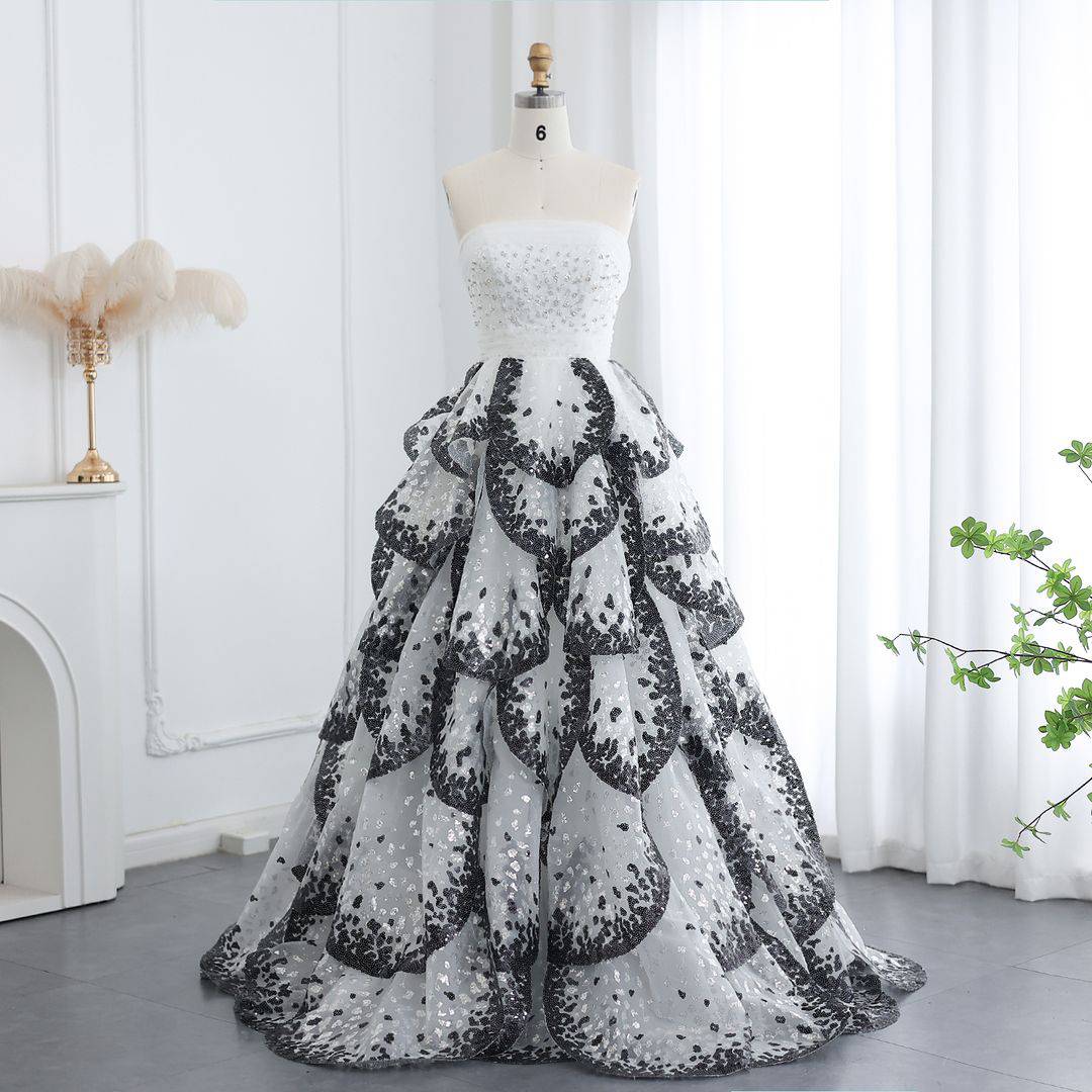 RC350 - Strapless Vintage Inspired Gown - Riviera Couture