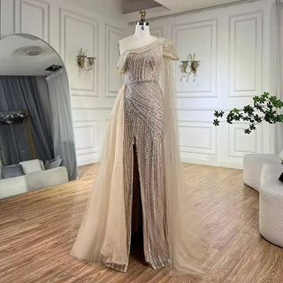 Nude Gown - RC203 - Riviera Couture