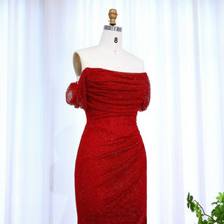 Red Sparkle Gown - Riviera Couture