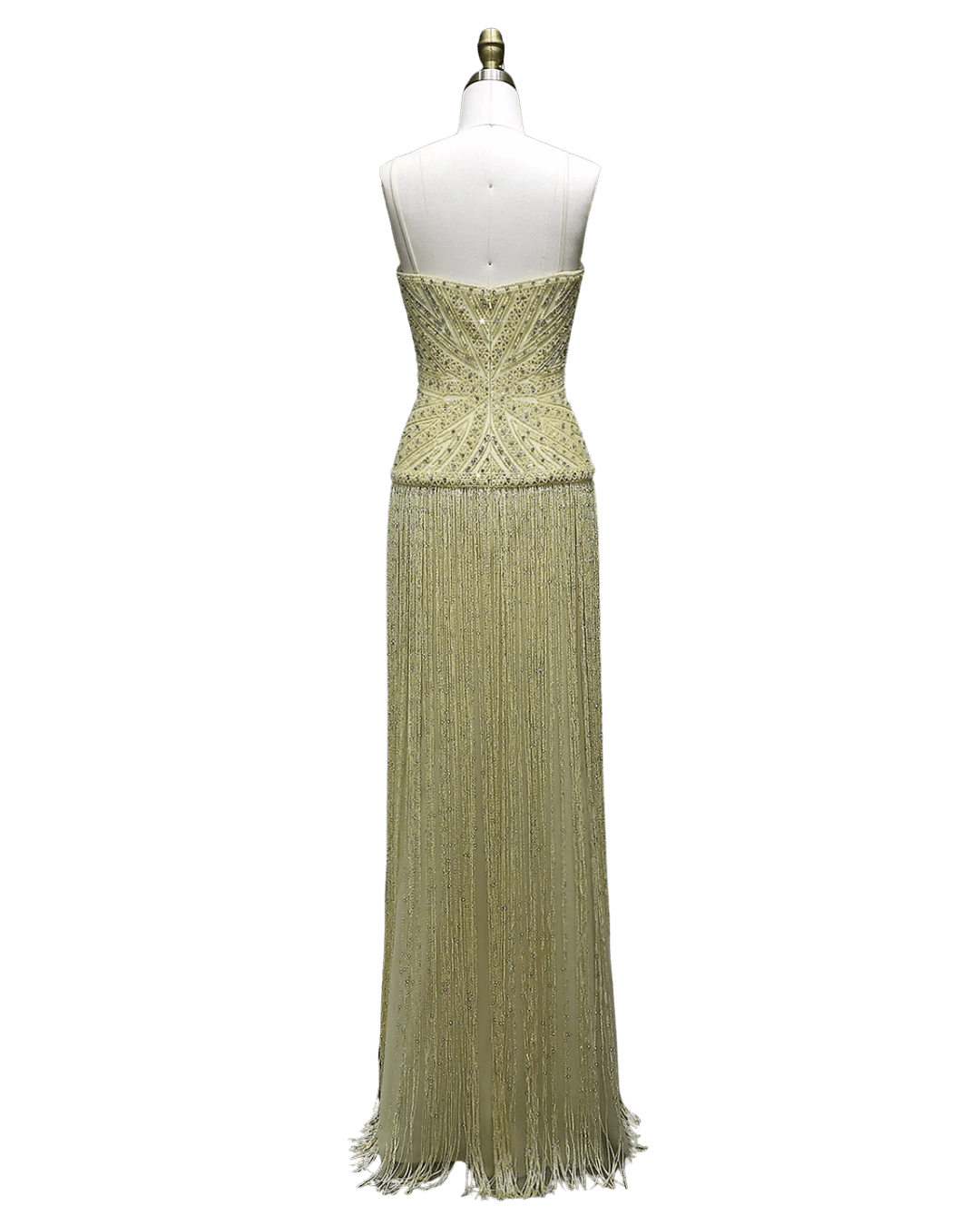 RC170 — The Aisha | Crystal Tassel Beaded Evening Gown — Luxury GCC Formal 2026