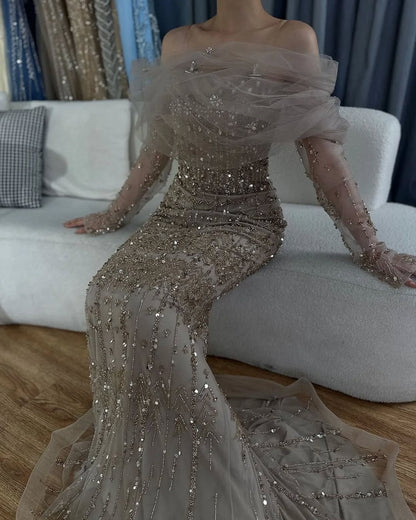 White 3 Way Gown - 4 colors available luxury evening dress by Riviera Couture