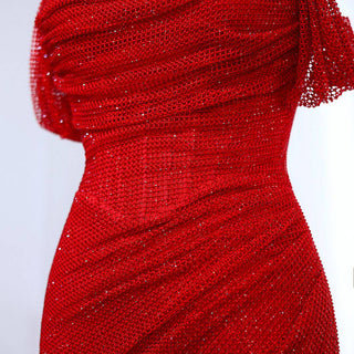 Red Sparkle Gown - Riviera Couture