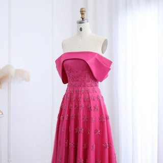 Pink Satin Evening Dress with Cape - Riviera Couture