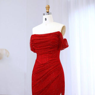 Red Sparkle Gown - Riviera Couture