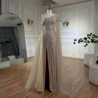 Nude Gown - RC203 - Riviera Couture