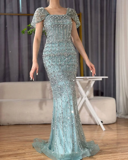 White 3 Way Gown - 4 colors available luxury evening dress by Riviera Couture
