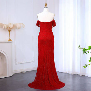 Red Sparkle Gown - Riviera Couture