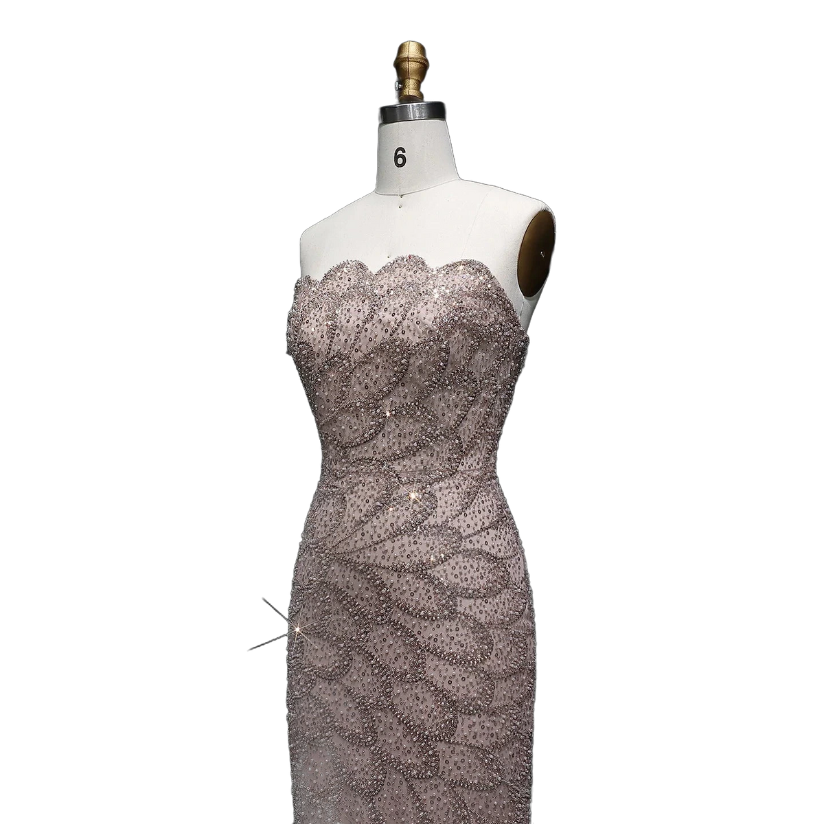 The Zumurrud – strapless mermaid evening gown | Riviera Couture