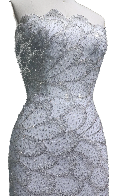 The Zumurrud – strapless mermaid evening gown | Riviera Couture