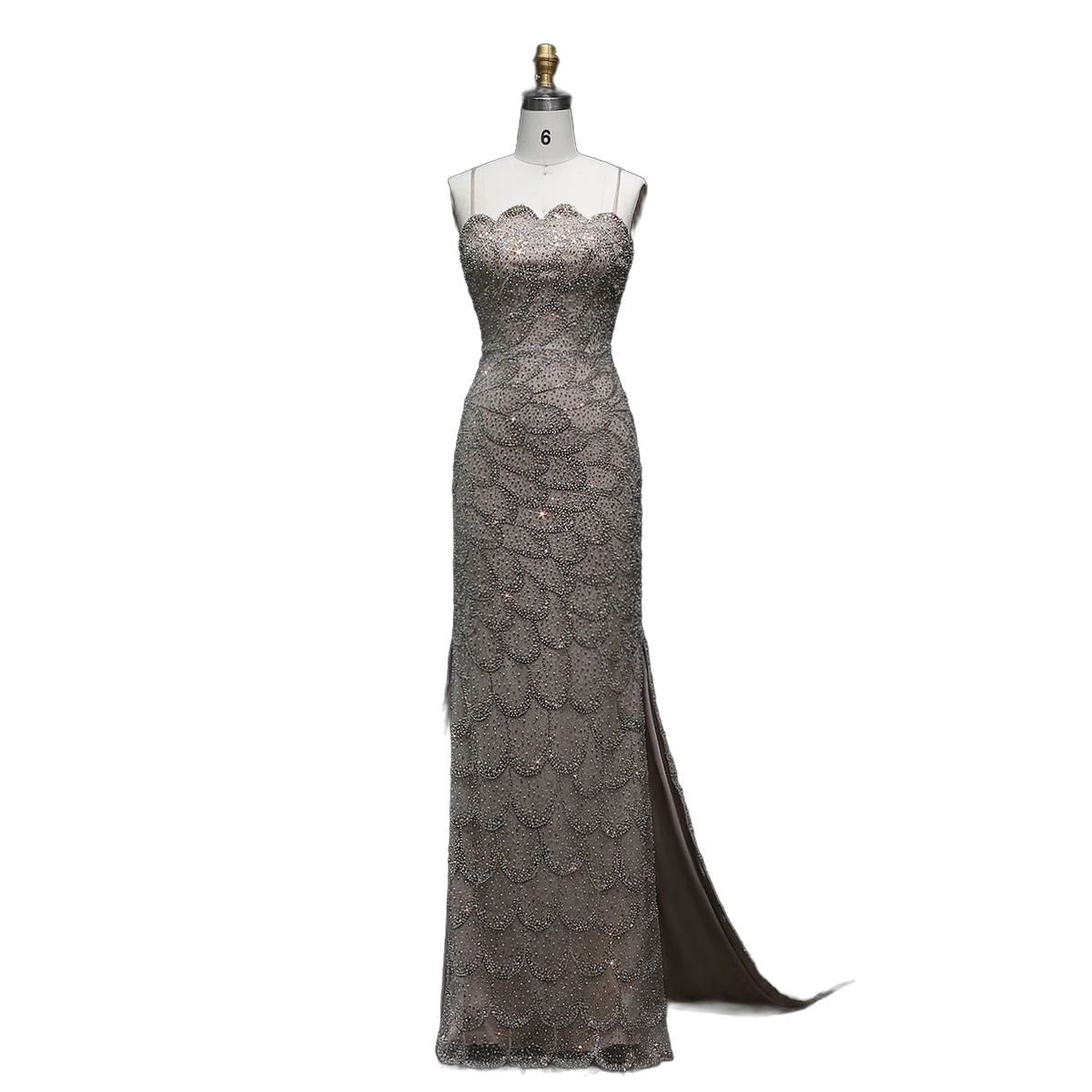 The Zumurrud – strapless mermaid evening gown | Riviera Couture