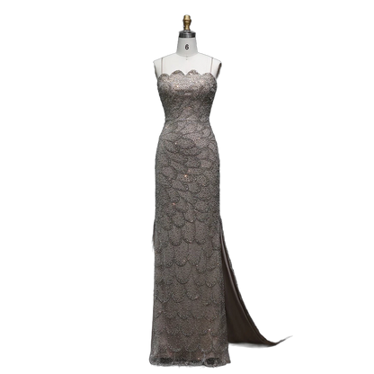 The Zumurrud – strapless mermaid evening gown | Riviera Couture