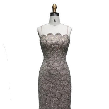 The Zumurrud – strapless mermaid evening gown | Riviera Couture