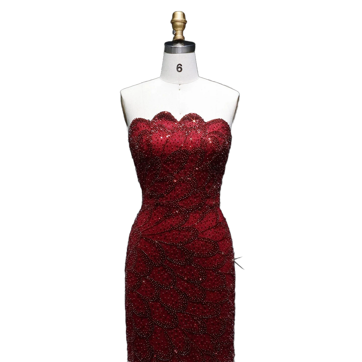 The Zumurrud – strapless mermaid evening gown | Riviera Couture