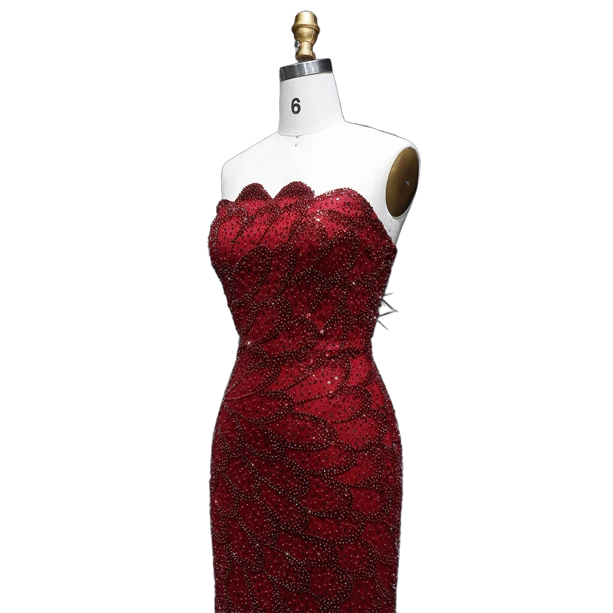 The Zumurrud – strapless mermaid evening gown | Riviera Couture