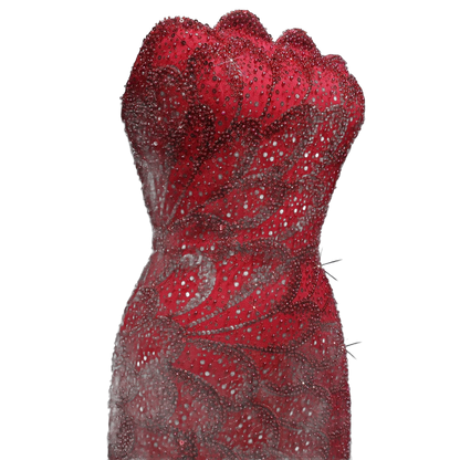 The Zumurrud – strapless mermaid evening gown | Riviera Couture