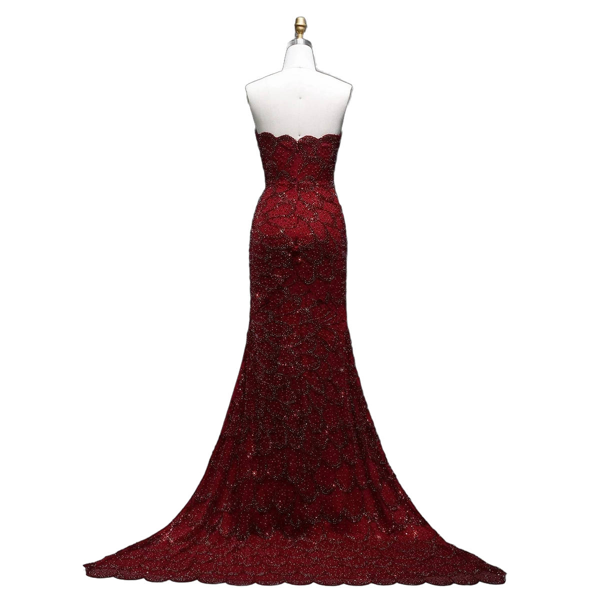 The Zumurrud – strapless mermaid evening gown | Riviera Couture