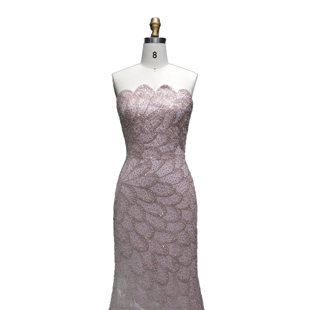 The Zumurrud – strapless mermaid evening gown | Riviera Couture
