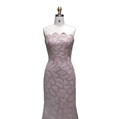 The Zumurrud – strapless mermaid evening gown | Riviera Couture