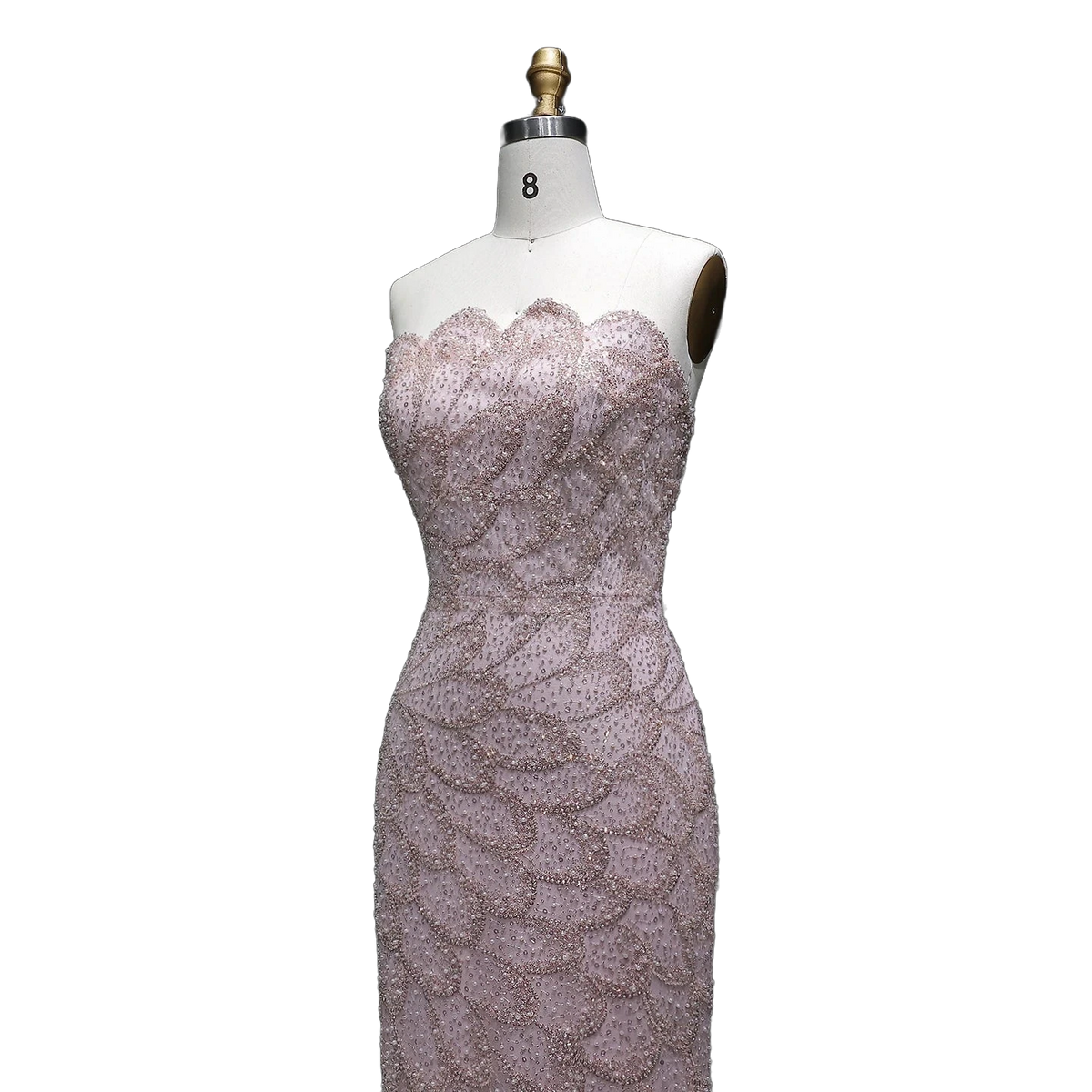 The Zumurrud – strapless mermaid evening gown | Riviera Couture