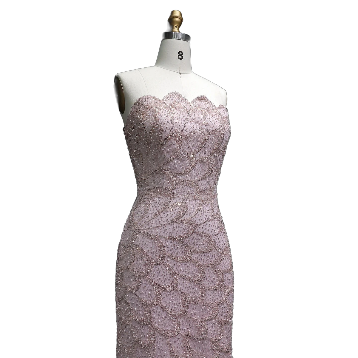 The Zumurrud – strapless mermaid evening gown | Riviera Couture