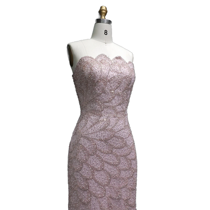 The Zumurrud – strapless mermaid evening gown | Riviera Couture