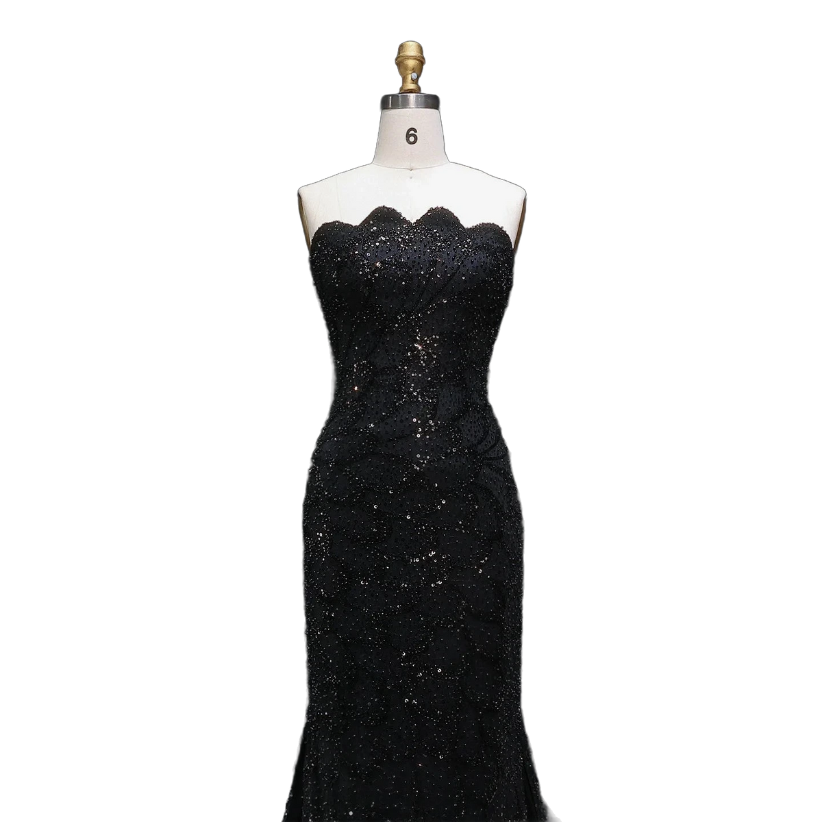 The Zumurrud – strapless mermaid evening gown | Riviera Couture
