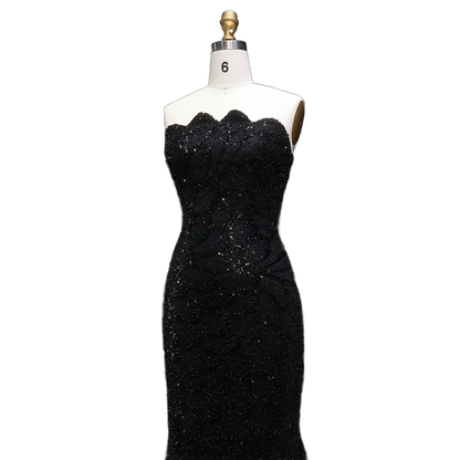 The Zumurrud – strapless mermaid evening gown | Riviera Couture