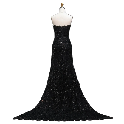 The Zumurrud – strapless mermaid evening gown | Riviera Couture