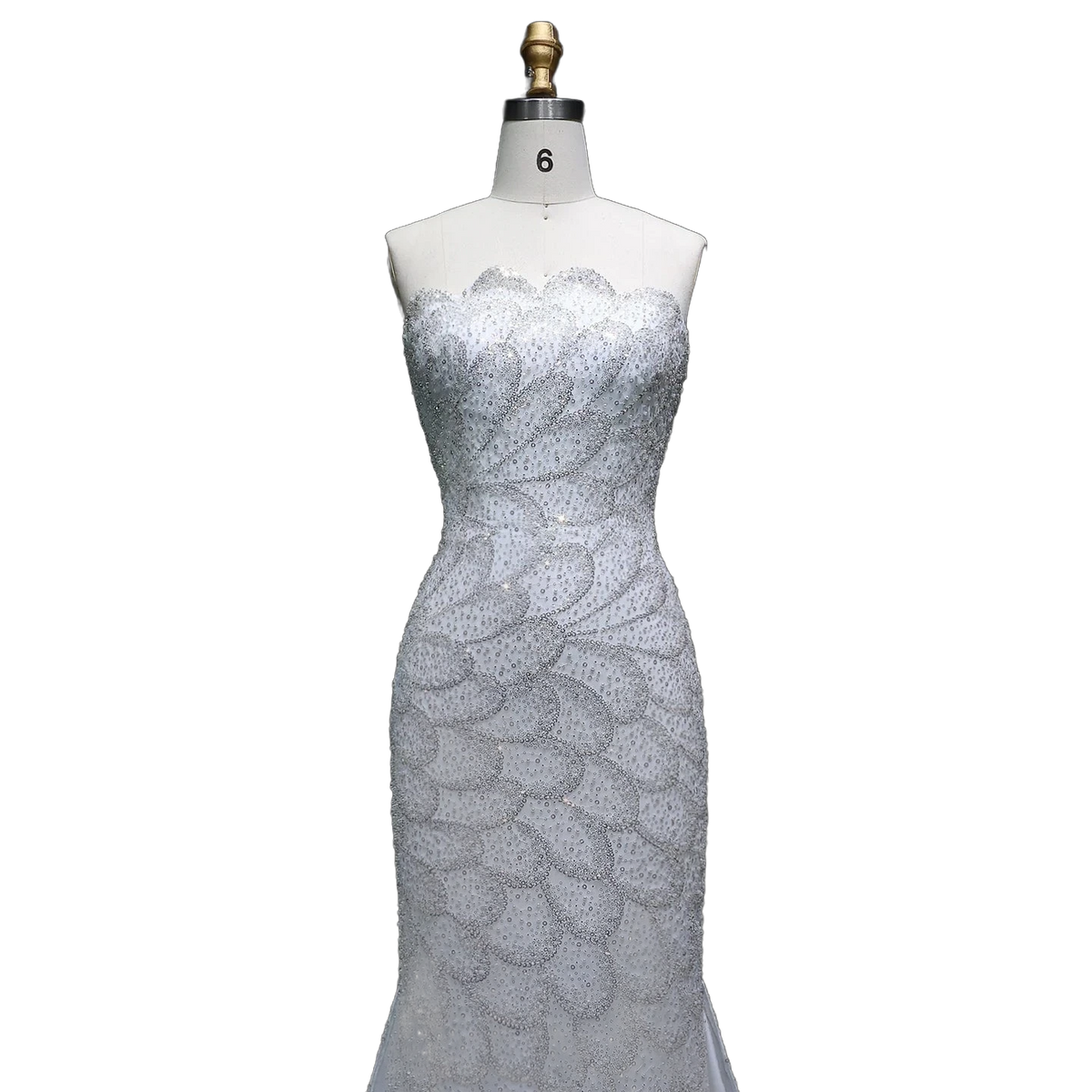 The Zumurrud – strapless mermaid evening gown | Riviera Couture