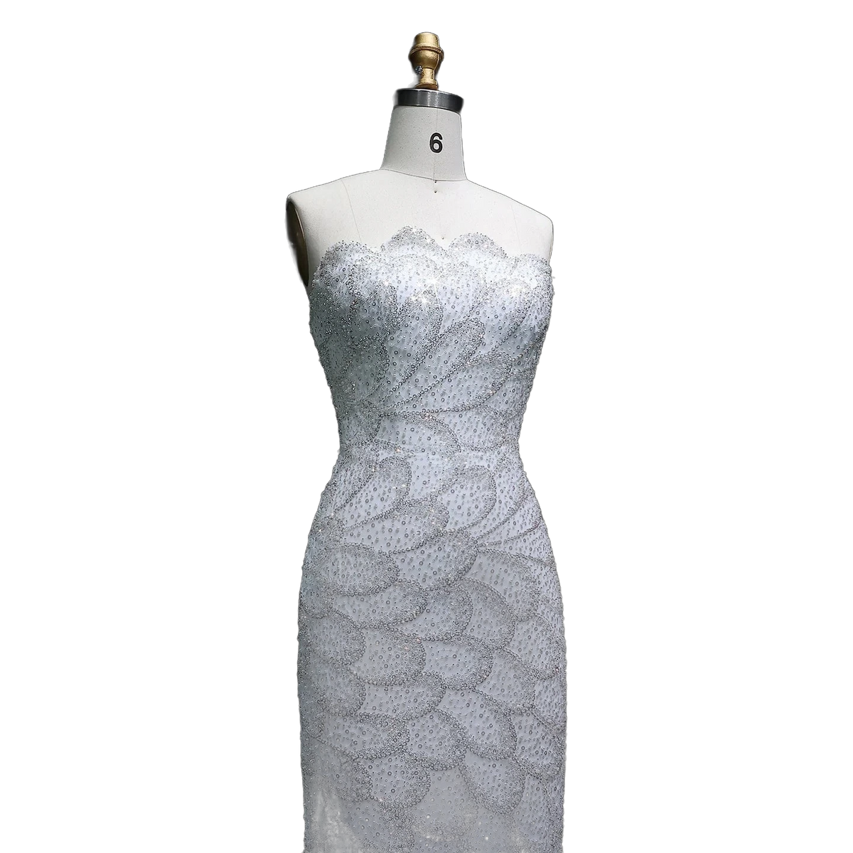 The Zumurrud – strapless mermaid evening gown | Riviera Couture