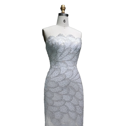 The Zumurrud – strapless mermaid evening gown | Riviera Couture