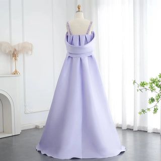 Lilac  Evening Dress with Cape - Riviera Couture