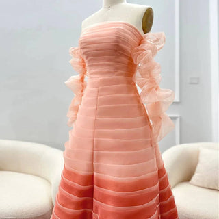 Ombre Custom Made By Order Evening Dress - Riviera Couture