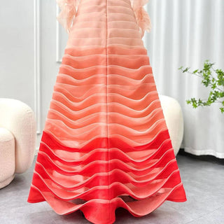 Ombre Custom Made By Order Evening Dress - Riviera Couture