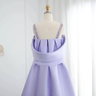 Lilac  Evening Dress with Cape - Riviera Couture