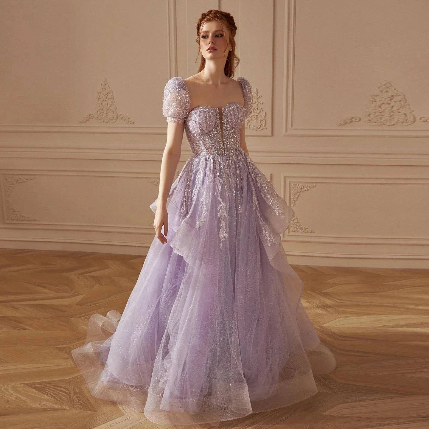 Lilac Gown - Riviera Couture