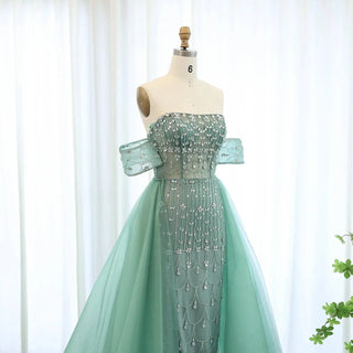 Mermaid Gown with Detachable Skirt - Riviera Couture