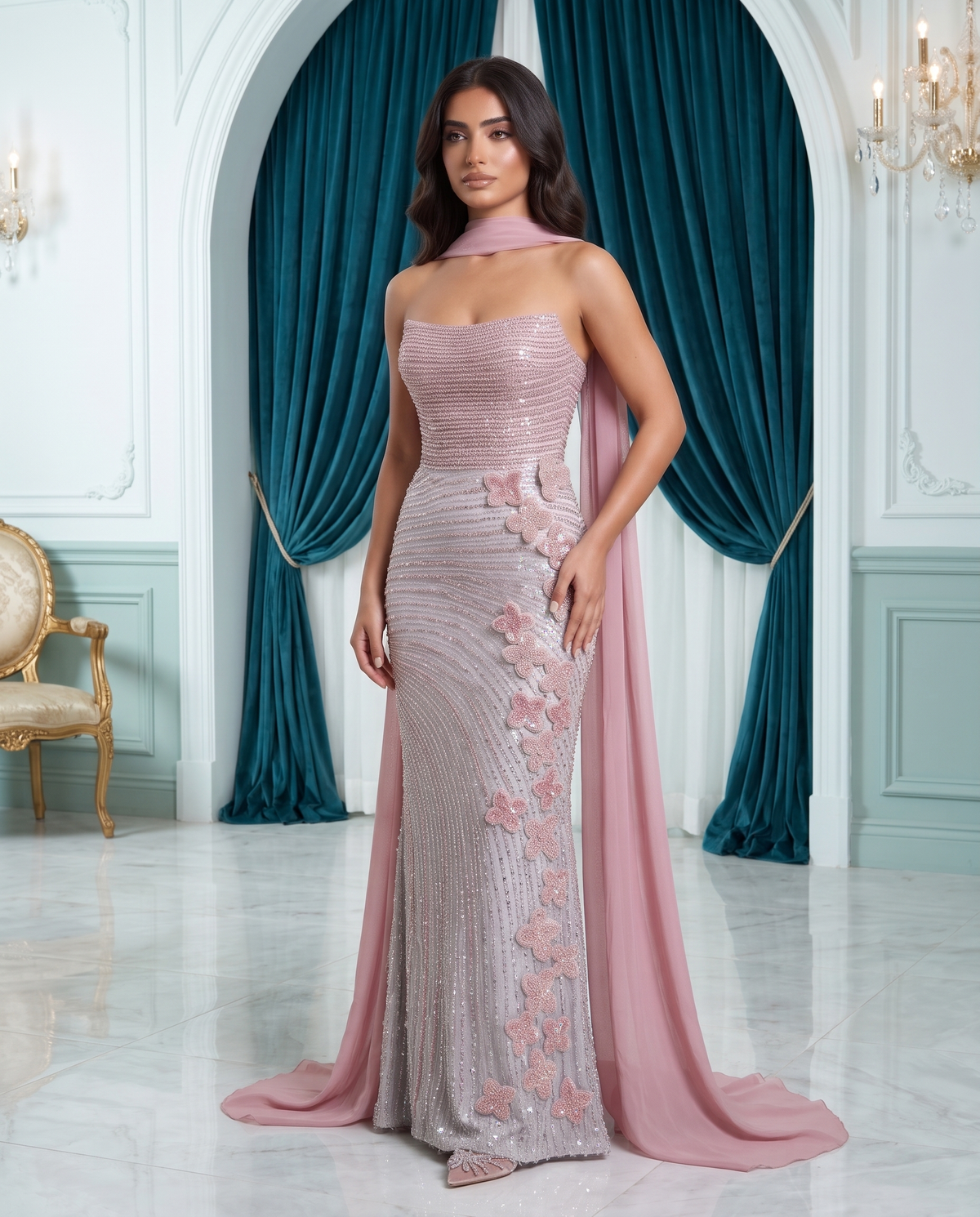 RC440 The Warda - gown in Riviera salon